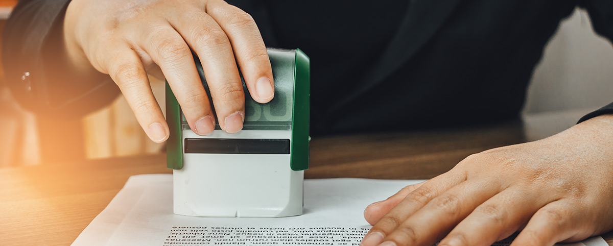 Tilpasset firma stempel