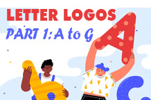 Oprettelse af det perfekte bogstavlogo Del 1: Bogstavlogoer fra A til G